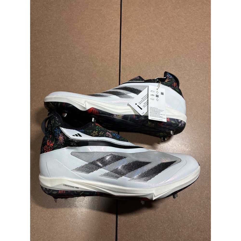 Adidas Adizero Impact+ Julio Rodriguez White Floral Mens Size 14 New IH2728